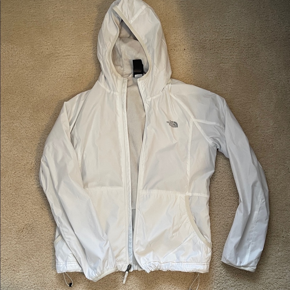 The North Face Classic White Zip-Up Jacket